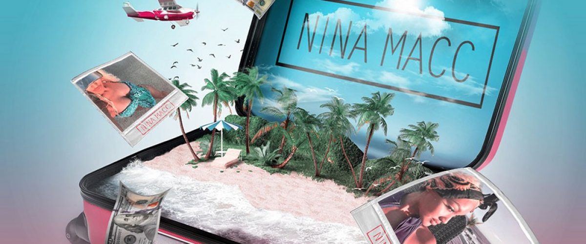 nina_macc_my_little_vacation_hip_hop_single_cover_designed_by_kahraezink