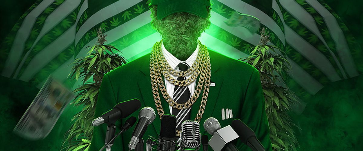 hellagreeno_make_america_green_again_mixtape_cover_designed_by_KAHRAEZink